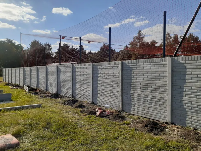 Cerco deportivo con redes